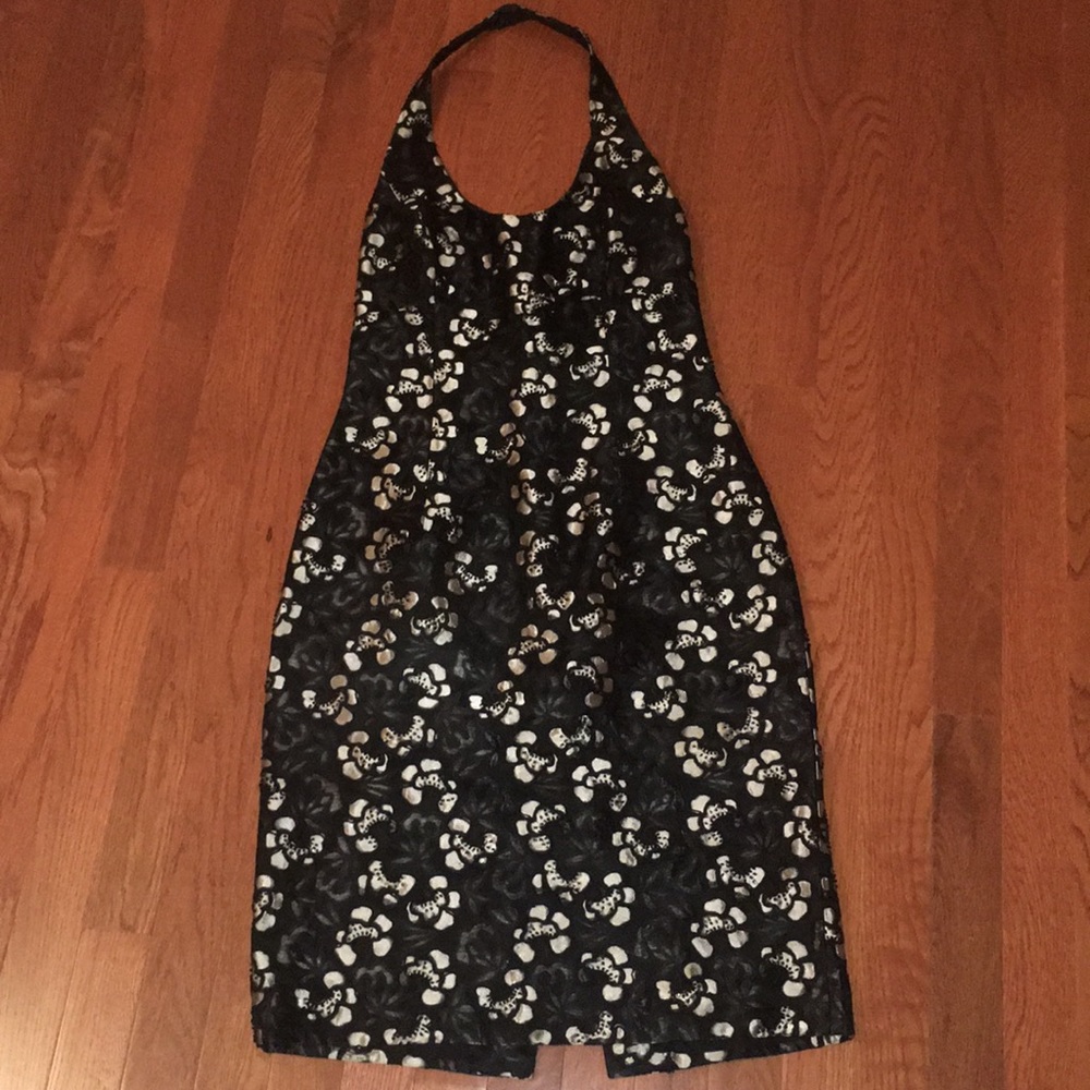 Carmen Marc Valo Gorgeous halter cocktail dress